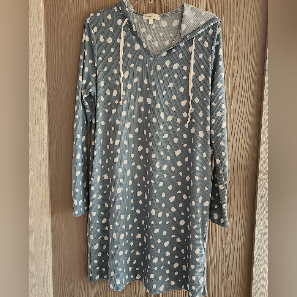 Perfect Peach Hooded Lounge Beach Cover up